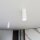 Plafonnier rond Ø 6 cm H : 15 cm Métal blanc GU10 apparent