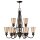 Kronleuchter ANABELL 7 Bronze 9xE27 kürzbar Lampe