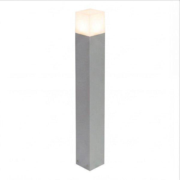Luminaire dallée argenté 100 cm IP44 carré à faible éblouissement