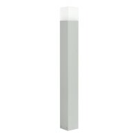 Wegeleuchte in Silber 100 cm IP44 eckig blendarm