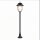 Lampe dallée 167cm Rustique E27 IP43 Noir