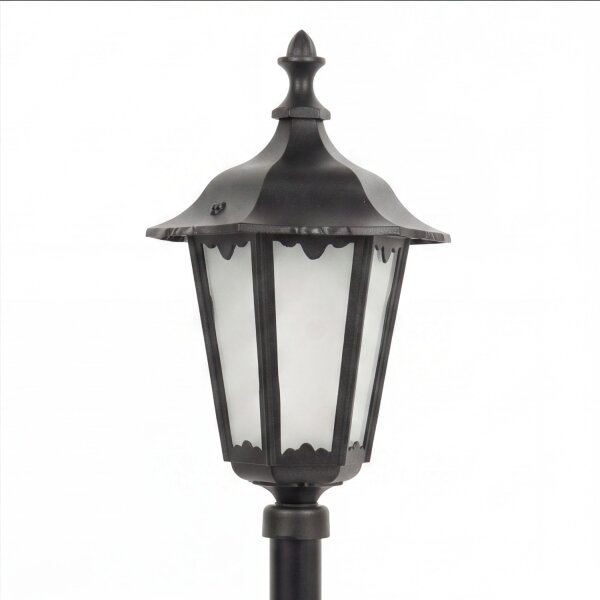 Lampe dallée rustique DILSEN Noir 106cm IP43