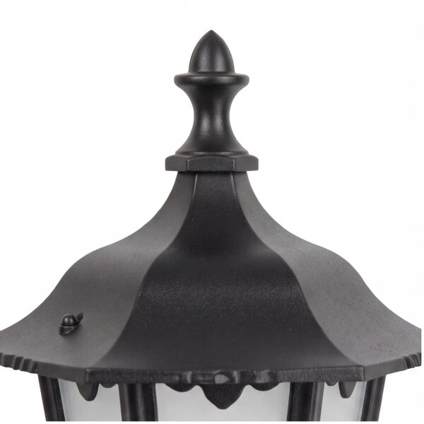 Lampe dallée rustique DILSEN Noir 106cm IP43
