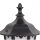 Lampe dallée rustique DILSEN Noir 106cm IP43