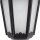 Lampe dallée rustique DILSEN Noir 106cm IP43