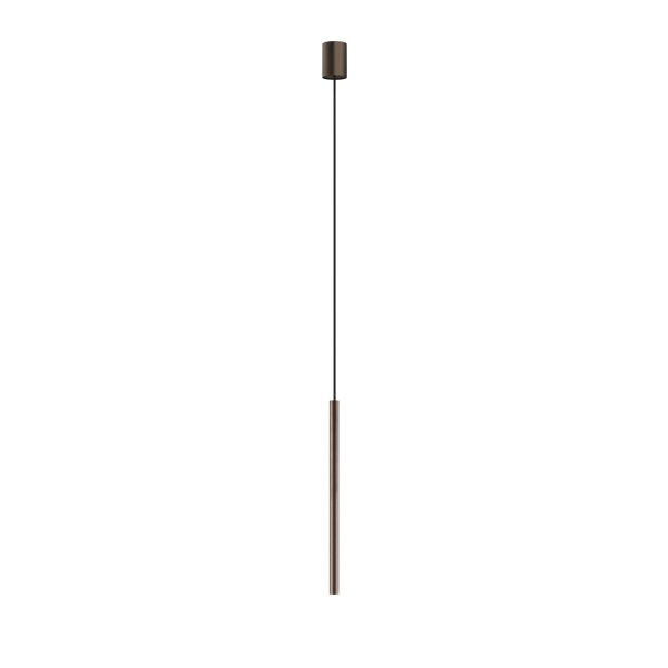 Moderne Pendelleuchte Braun matt G9 Ø 2,5 cm Metall
