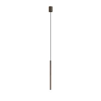Moderne Pendelleuchte Braun matt G9 Ø 2,5 cm Metall