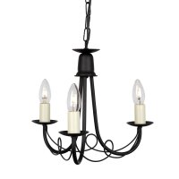 Lustre GOTICA 5 Noir Ø37cm Lampe de table à...