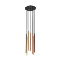 Suspension métal ajustable 7 flammes G9 Moderne CULT