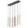 Lampe à suspendre table à manger 10 flammes G9 Métal Moderne réglable