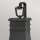 Außenwandleuchte IP44 Schwarz antik H: 58 cm Vintage 2x E14