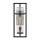 Lampe dextérieur murale IP44 H : 51 cm E27 Noir Vintage