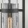 Lampe dextérieur murale IP44 H : 51 cm E27 Noir Vintage