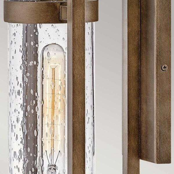 Wandleuchte außen IP44 in Bronze Antik E27 Vintage JASMINE