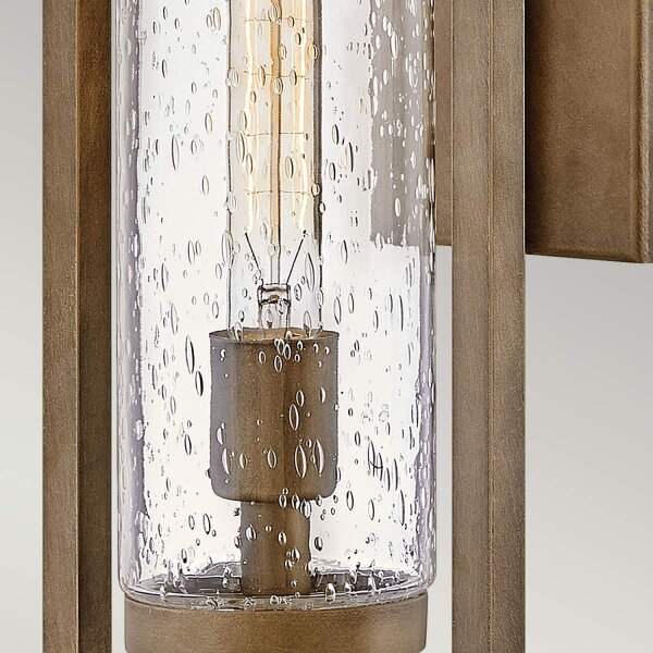 Wandleuchte außen IP44 in Bronze Antik E27 Vintage JASMINE