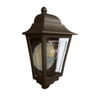 Wandlampe außen Rustikal E27 IP44 Aluminium in...