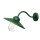 Applique extérieure acier inoxydable verre IP44 E27 Maritim vert