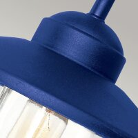 Lampe dextérieur bleu acier inoxydable verre E27...