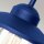 Lampe dextérieur bleu acier inoxydable verre E27 IP44 mur KARISE