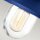 Lampe dextérieur bleu acier inoxydable verre E27 IP44 mur KARISE