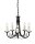 Lustre GOTICA 5 or 5xE14 r&eacute;glable Lampe