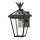 Applique extérieure noir verre aluminium IP44 E27 Vintage