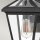 Applique extérieure noir verre aluminium IP44 E27 Vintage