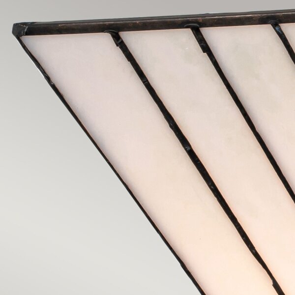 Wandleuchte Glas Metall Tiffany Stil B: 30,5 cm 2x E14