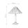 Lampe de table style Tiffany 50,4 cm verre coloré métal E27