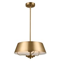 Deckenlampe verstellbar Metall H: max. 114 cm in Messing