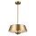 Deckenlampe verstellbar Metall H: max. 114 cm in Messing