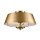 Deckenlampe verstellbar Metall H: max. 114 cm in Messing