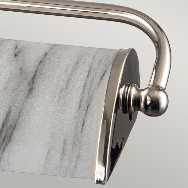 Lampe à tableau métal ajustable L : 44,5 cm aspect marbre