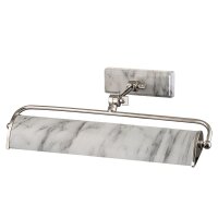 Bilderleuchte Metall verstellbar B: 44,5 cm Marmor Optik