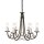 Kronleuchter GOTICA 5 in Gold 6xE14 kürzbar Lampe