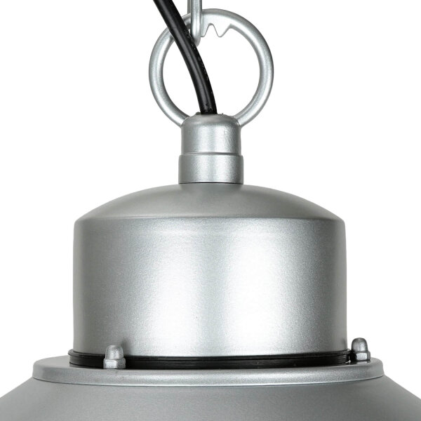 Lampe dextérieur en acier inoxydable E27 IP44 en argent Maritim