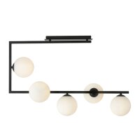 Deckenleuchte groß L: 83 cm H: 55 cm Metall Glas...