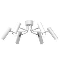 Spot de plafond métal blanc gris chrome L:94 cm...