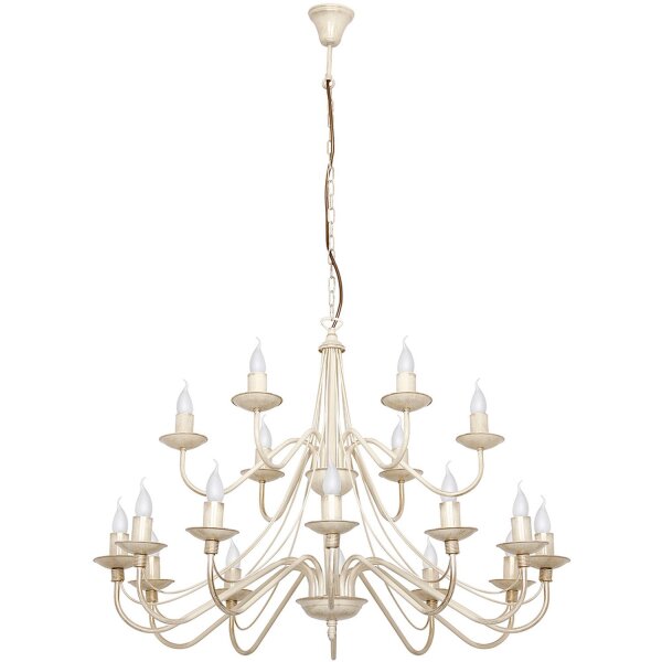 Opulenter Kronleuchter Lüster Metall Esszimmer