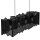 Lampe à suspendre moderne Noir Métal L:90 cm E27 décoratif