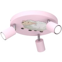 Deckenlampe Rosa Metall &Oslash; 30 cm GU10 Kinderzimmer