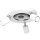 Deckenleuchte Wei&szlig; &Oslash; 30 cm schwenkbar Metall 3x GU10 Kinder