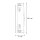 Applique décorative Métal Blanc G9 H:28,5 cm indirect