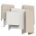 Wandlampe Metall Beige Hellgrau B:36 cm G9 indirekt
