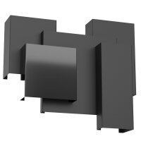 Applique Métal Noir L:36 cm G9 lumière...