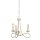 Lustre GOTICA 6 Crème 3xE14 à raccourcir Lampe rustique