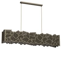 Lampe à suspendre XXL en métal doré...