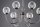 Moderner Kronleuchter Glas Metall Schwarzchrom 6-flmg