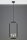 Suspension Moderne Métal Verre G9 L:40 cm Boule