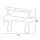Plafonnier industriel métal bois L:45 cm E27 confortable